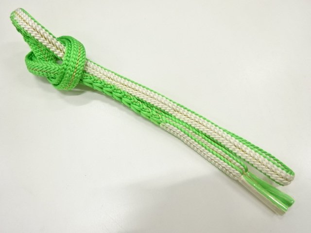 未使用品　正絹　手組帯締め
